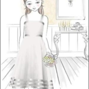 Dessy 4005..Flower Girl / Special Occasion Dress..Starlight..(Ivory)..3...NWT